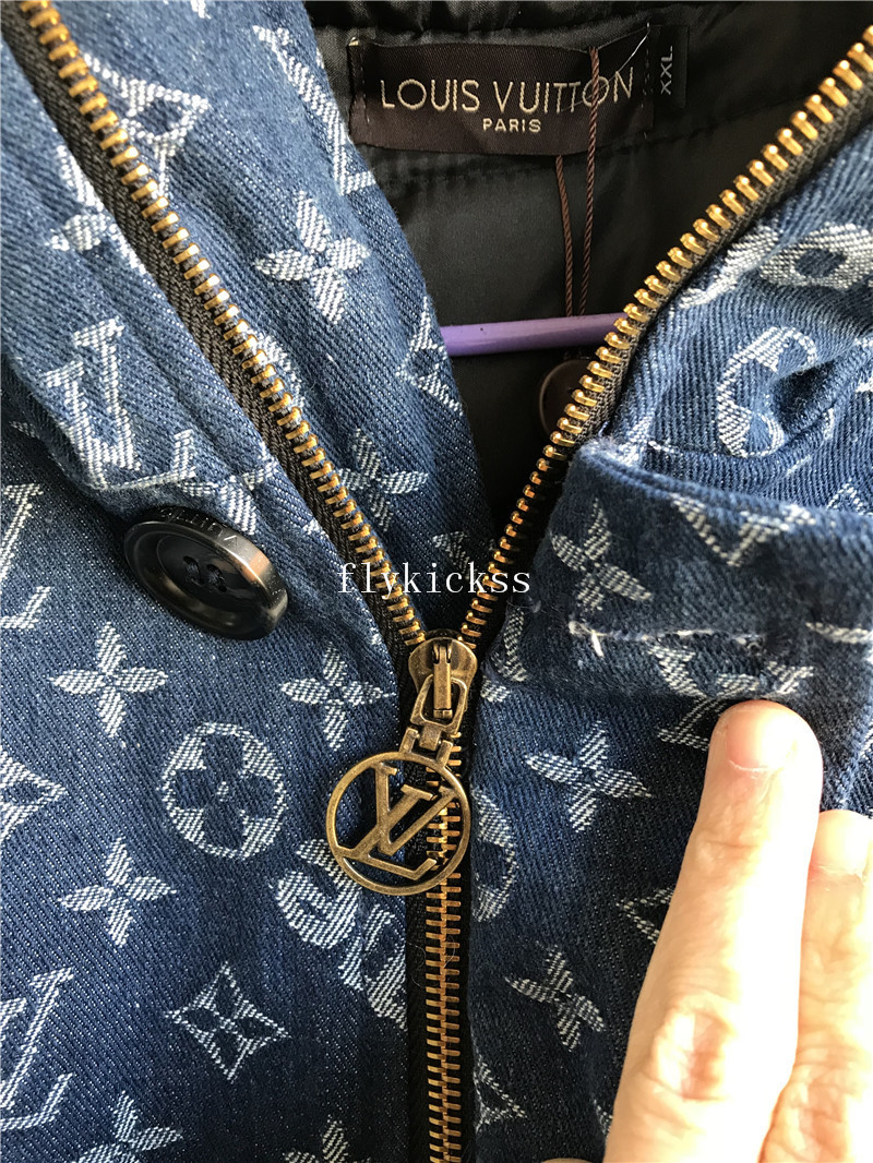 LVS Supreme Blue Denim Coat